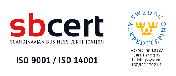 sbcert swedac logotype